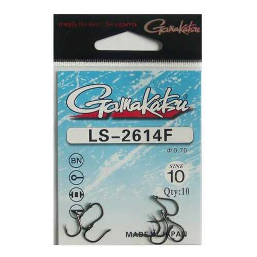 Рыболовные крючки Gamakatsu LS-2614F №1, 10 шт. в Интерспорт