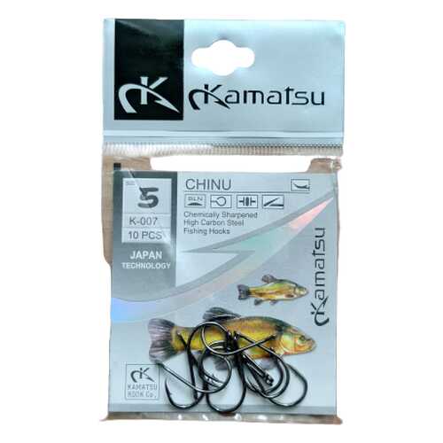 Рыболовные крючки Kamatsu Chinu №5, 10 шт. в Интерспорт