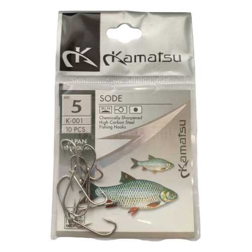 Рыболовные крючки Kamatsu Sode №5, 10 шт. в Интерспорт