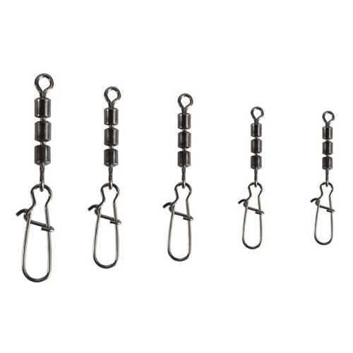 Тройной роликовый вертлюг Mikado с застежкой Fastlock BN №10 12 шт. в Интерспорт