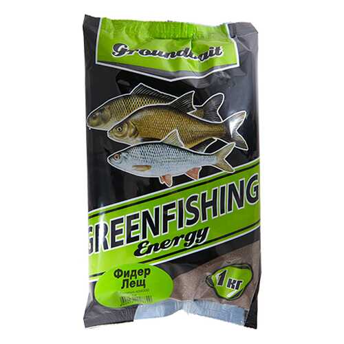 Прикормка Green Fishing Energy Фидер Лещ 1 кг в Интерспорт