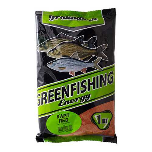 Прикормка летняя Green Fishing Energy Карп Red 1 кг в Интерспорт