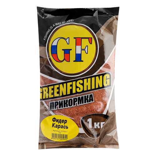 Прикормка летняя Green Fishing Фидер Карась 1 кг в Интерспорт