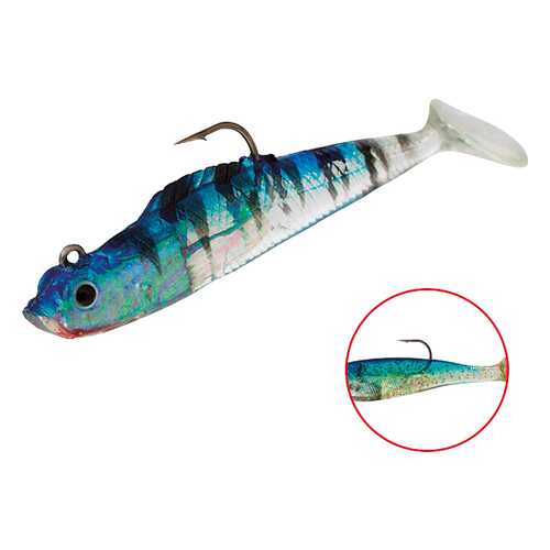 Виброхвост оснащенный Mikado Crystal Fish WXH-54 10 см, 64, 2 шт. в Интерспорт