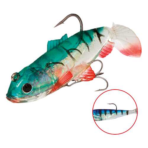 Виброхвост оснащенный Mikado Crystal Fish WXH-63 10 см, 41, 2 шт. в Интерспорт
