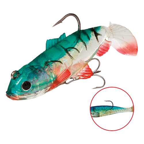 Виброхвост оснащенный Mikado Crystal Fish WXH-63 8 см, 64, 2 шт. в Интерспорт