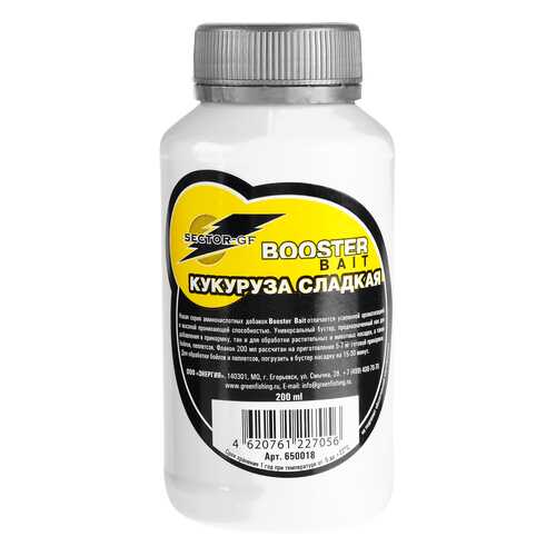 Добавка Green Fishing аминокислоты Booster Bait Кукуруза Сладкая 200 мл в Интерспорт