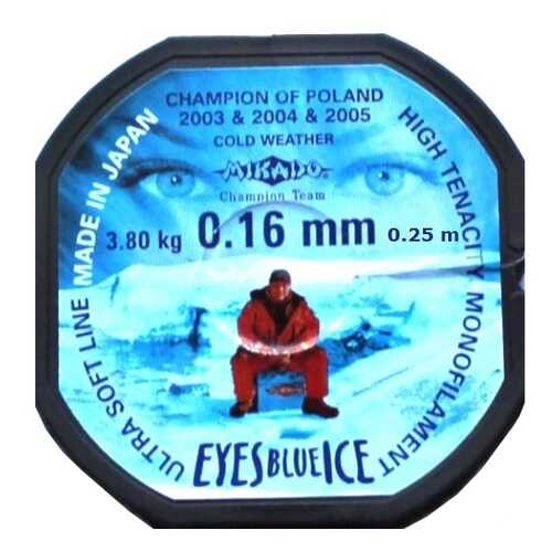 Леска монофильная Mikado Eyes Blue Ice 0,16 мм, 25 м, 3,8 кг в Интерспорт