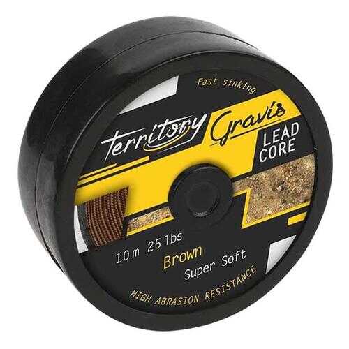 Леска плетеная Mikado Gravis Leadcore 1 мм, 10 м, 65 кг brown в Интерспорт