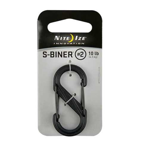 Карабин Nite Ize S-Biner №2 черный 2 в Интерспорт