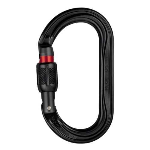 Карабин Petzl OK Screw-Lock Black Черный в Интерспорт