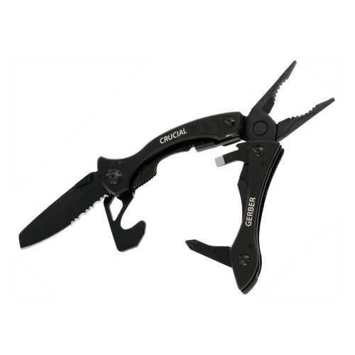 Мультитул Gerber Crucial 31-001518 черный, 7 функций в Интерспорт