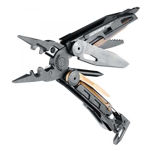 Мультитул Leatherman MUT 850122N 177 мм черный, 18 функций в Интерспорт