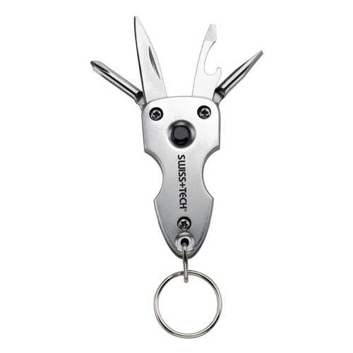 Мультитул Swiss+Tech Key Ring ST60300 60 мм серебристый, 7 функций в Интерспорт