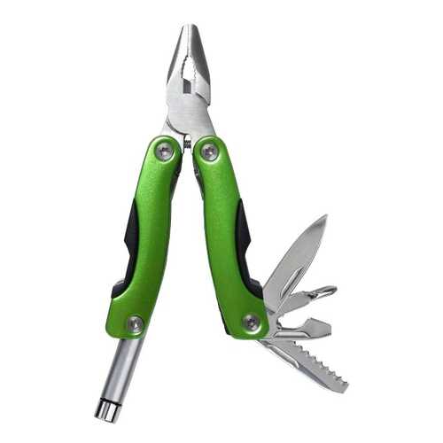 Мультитул Swiss+Tech P8 Metallic ST36000 69 мм зеленый, 8 функций в Интерспорт