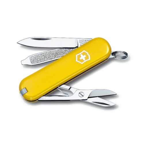 Мультитул Victorinox Classic 0.6223.8 58 мм желтый, 7 функций в Интерспорт