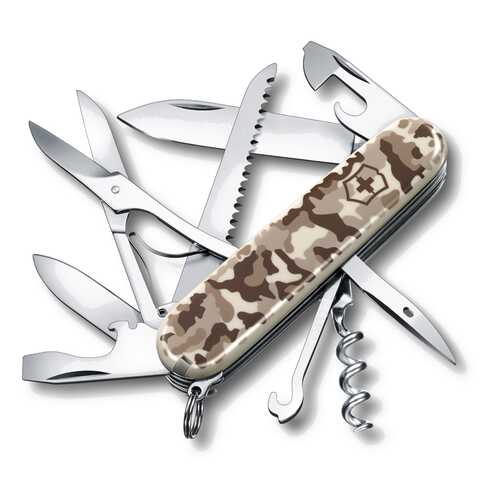 Мультитул Victorinox Huntsman Desert Camouflage 1.3713.941 91 мм бежевый, 15 функций в Интерспорт