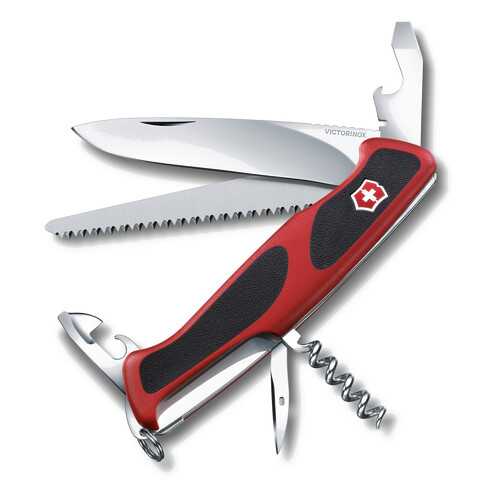 Мультитул Victorinox Rangergrip 0.9563.C 130 мм красно-черный, 12 функций в Интерспорт