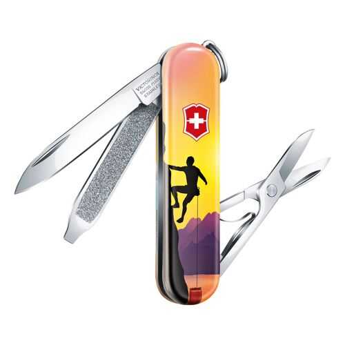 Нож брелок VICTORINOX 0.6223.L2004 Climb High - Восхождение в горы в Интерспорт