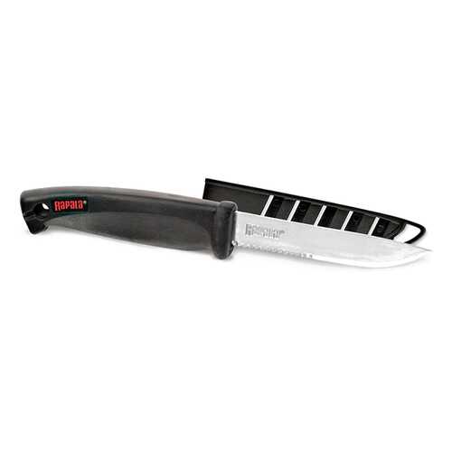 Туристический нож Rapala Fishermans Utility Knife / RUK4 черный в Интерспорт