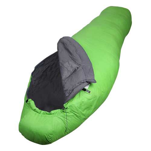 Спальный мешок пуховый Adventure Comfort лайм 205x80x50 в Интерспорт