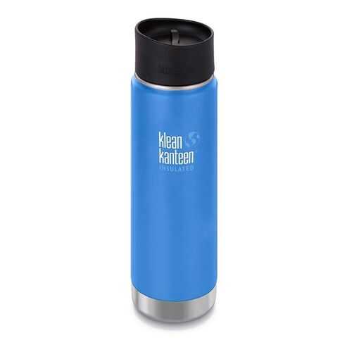 Термокружка Klean Kanteen Insulated Wide Cafe Cap 0,59 л голубая в Интерспорт