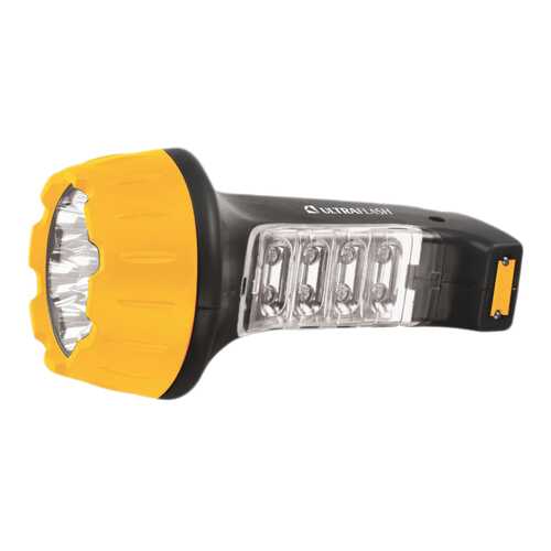 Туристический фонарь Camelion Ultraflash Akku Profi LED3818 желтый/черный, 2 режима в Интерспорт