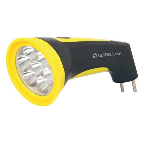 Туристический фонарь Ultraflash LED3807M черный/желтый, 2 режима в Интерспорт
