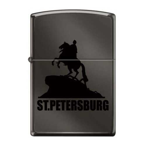 Зажигалка Zippo 150 ST Petersburg Black Ice в Интерспорт