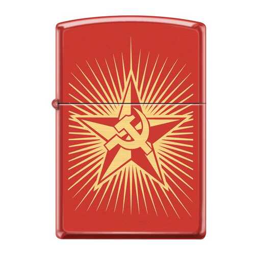Зажигалка Zippo 233 Russian Hammer Sickle Red Matte в Интерспорт