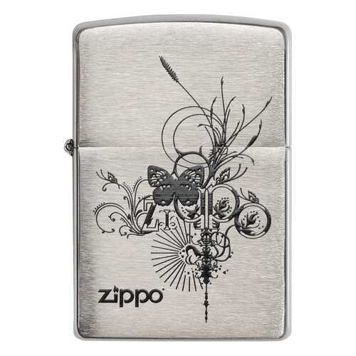 Зажигалка Zippo №24800 Brushed Chrome в Интерспорт
