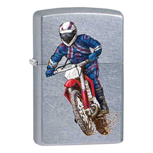 Зажигалка Zippo Classic 207 Dirt Bike 2 Street Chrome в Интерспорт