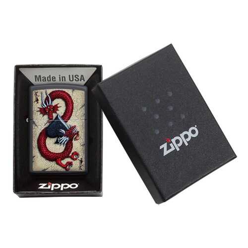Зажигалка Zippo Dragon Ace Black Matte в Интерспорт