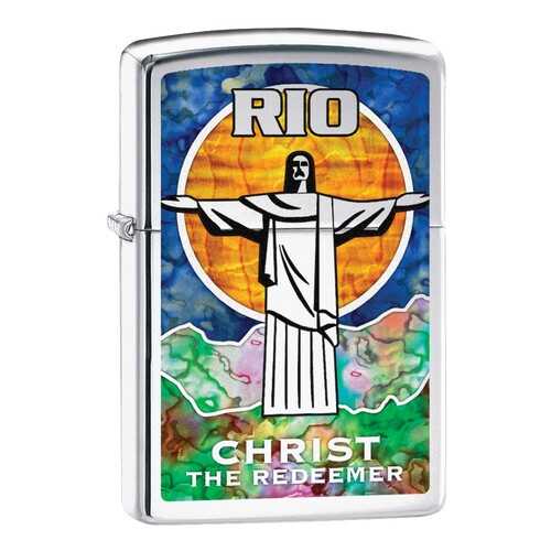 Зажигалка Zippo Rio Christ The Redeemer High Polish Chrome в Интерспорт