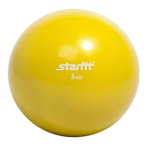 Медицинбол StarFit GB-703 желтый в Интерспорт