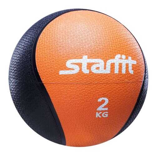 Медицинбол StarFit Pro GB-702 2 кг оранжевый/черный в Интерспорт