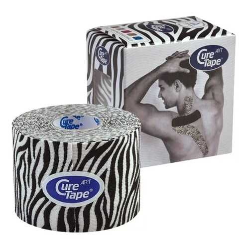 Кинезио тейп CureTape Art Zebra, хлопок 163180 в Интерспорт