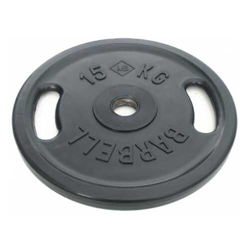 Barbell с ручками d 51 мм черный 15,0 кг в Интерспорт