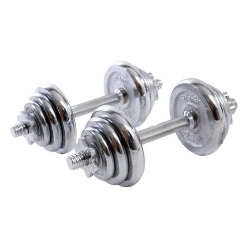 Пара гантелей Starfit BB-501 2 шт. по 7,5 кг в Интерспорт