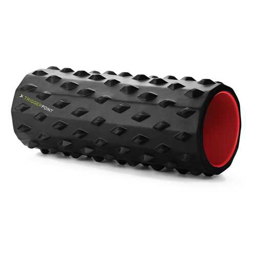 Ролик с массажным покрытием Trigger Point Carbon 680 г, 33 x 13,9 см, черный в Интерспорт