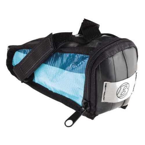 Сумка подседельная Bontrager PRO M/L ECO Black/Blue в Интерспорт