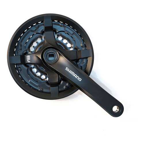 Шатун Shimano Tourney TY501 175мм 42/34/24 с защитой черный б/уп EFCTY501E244CLB в Интерспорт