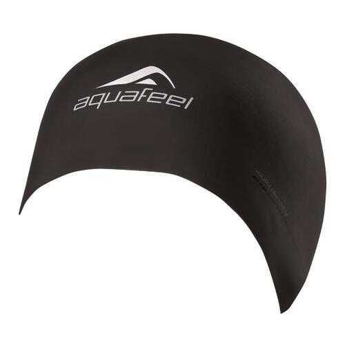 Шапочка для плавания Fashy Aquafeel Silicone Swim Cap 3046 черная (20) в Интерспорт