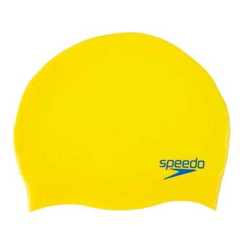 Шапочка для плавания Speedo Junior Plain Moulded 7668 yellow в Интерспорт