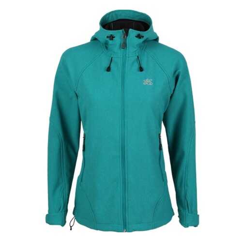 Куртка женская Glory Soft Shell изумрудный меланж 50/164-170 в Интерспорт