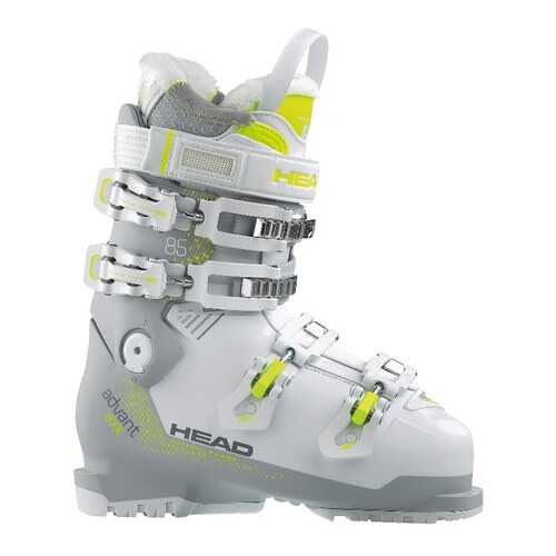 Горнолыжные ботинки HEAD Advant Edge 85 W 2018, white/gray/neon yellow, 24.5 в Интерспорт