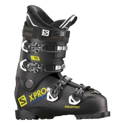 Горнолыжные ботинки Salomon X Pro 90 2019, black/acid green, 27.5 в Интерспорт